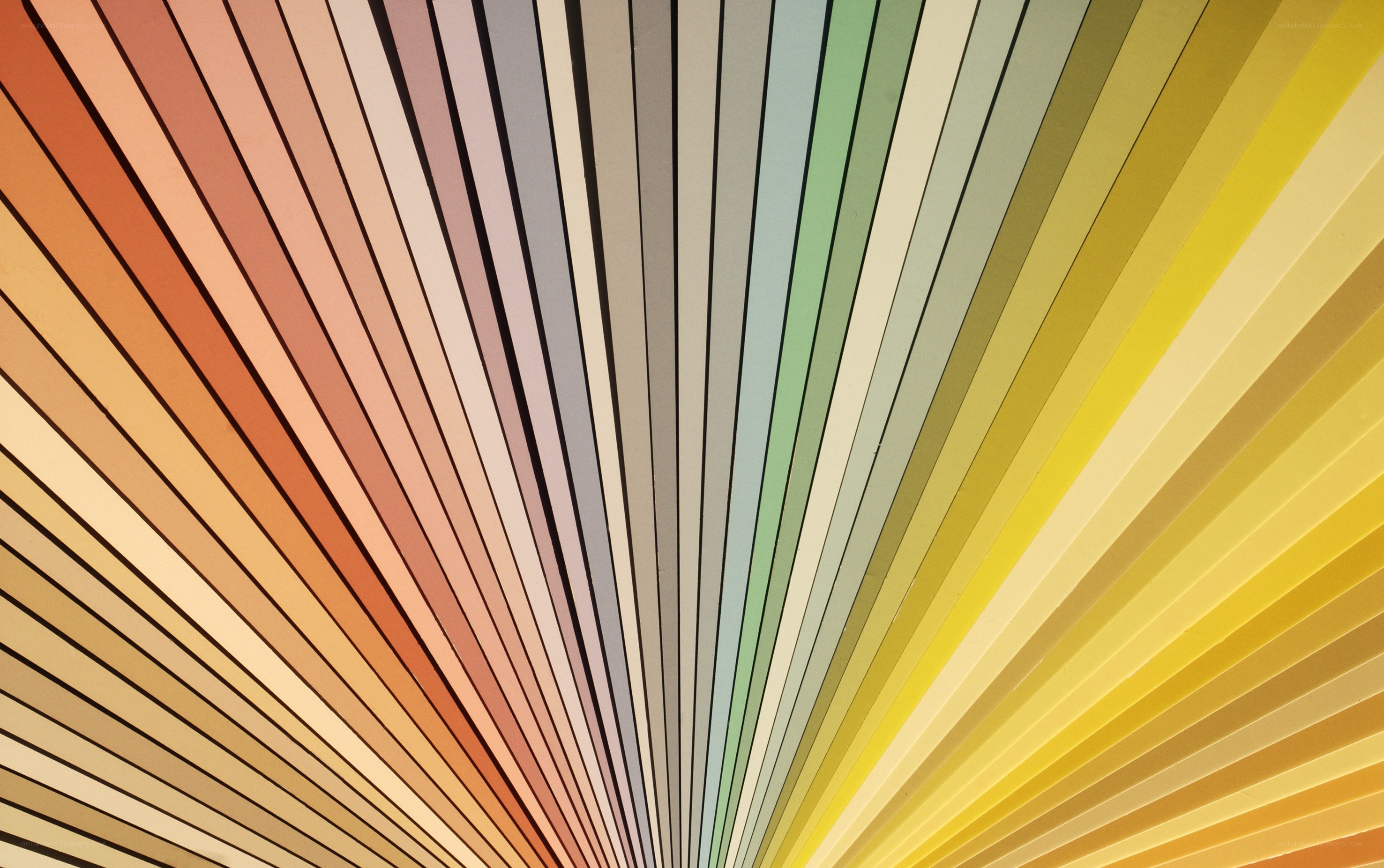 color spectrum fan
