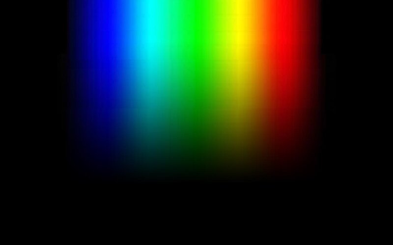 Color Spectrum Gradient — Blue