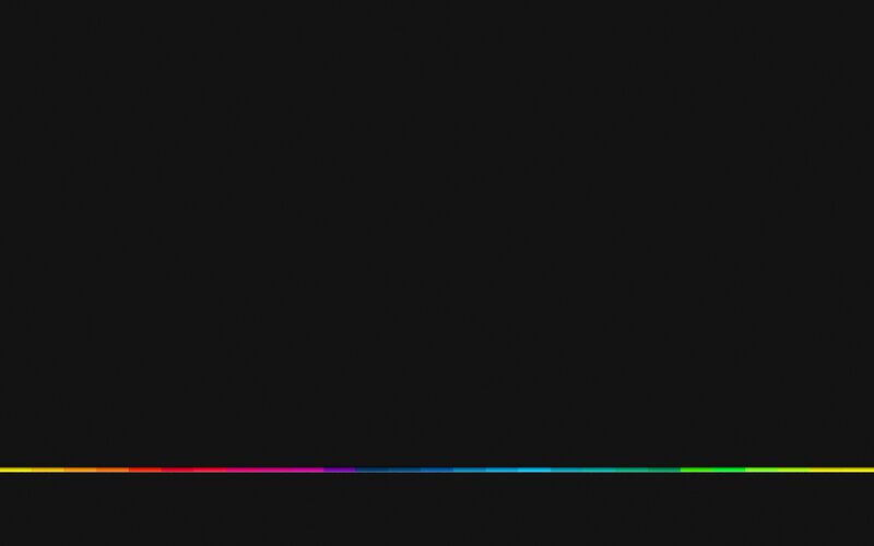Color Spectrum Line — Black