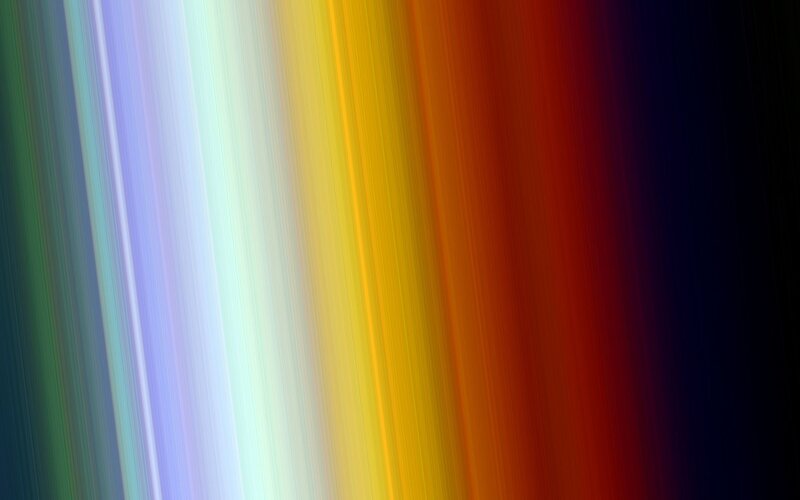 Color Spectrum Lines — Yellow
