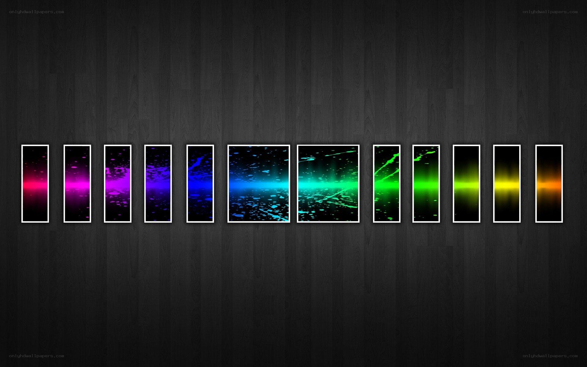 Color spectrum panels