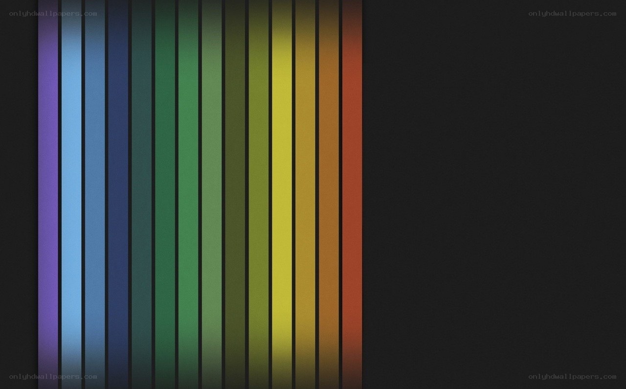 Color spectrum stripes