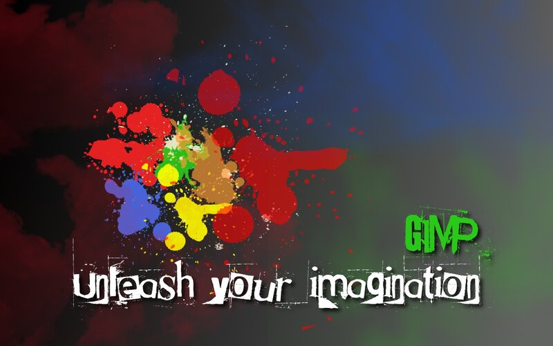 Color Splatter Art — Red