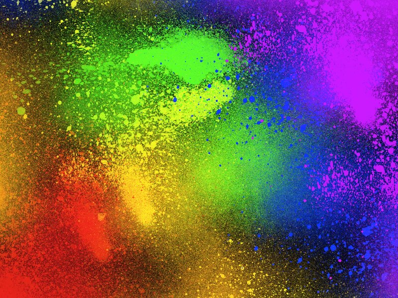 Color Splatter Explosion