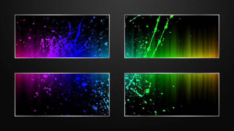 Color Splatter Graphics