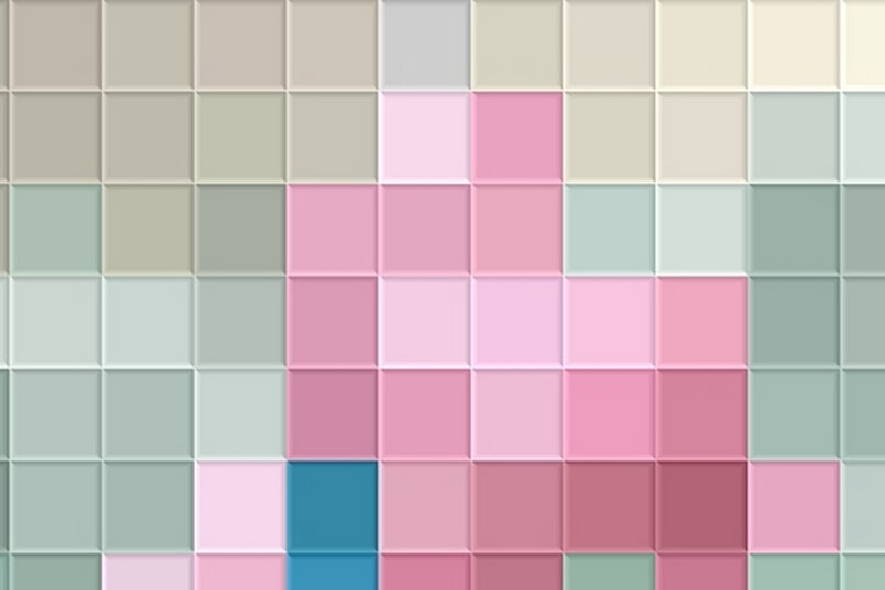Color Swatch Grid — Pink