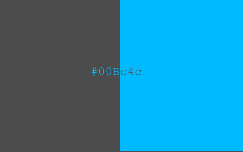 color swatch with hex code