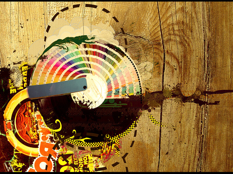 Color Wheel Collage