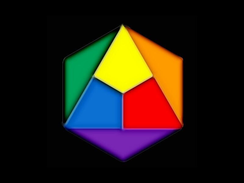 Color Wheel Diagram — Yellow
