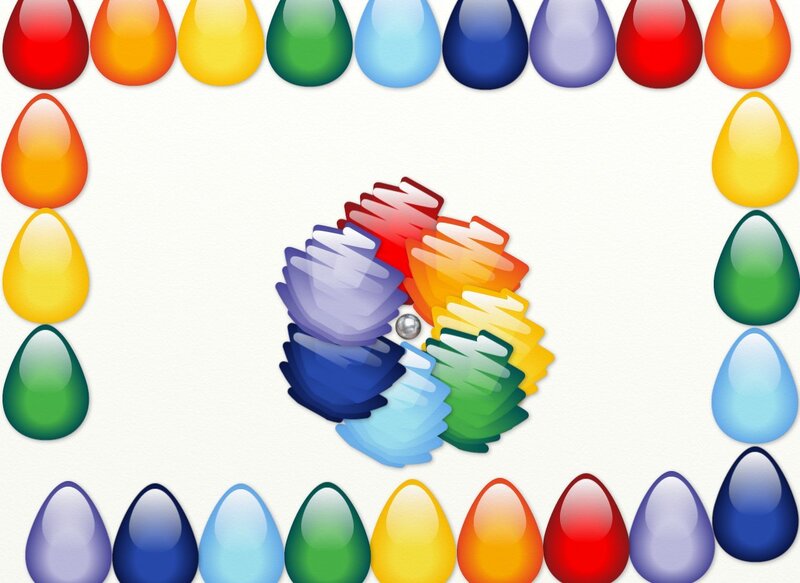 color wheel game interface