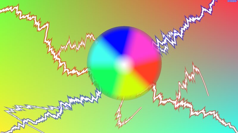 Color Wheel with Lightning