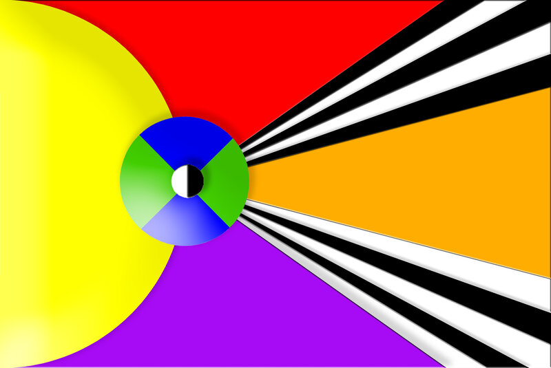 Color Wheel with Rays