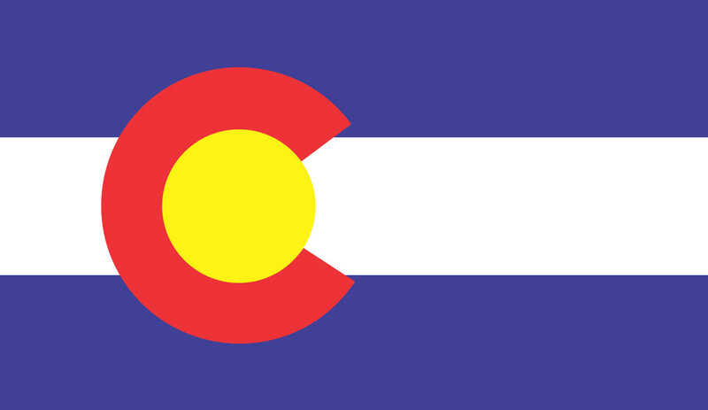 Colorado State Flag — Blue