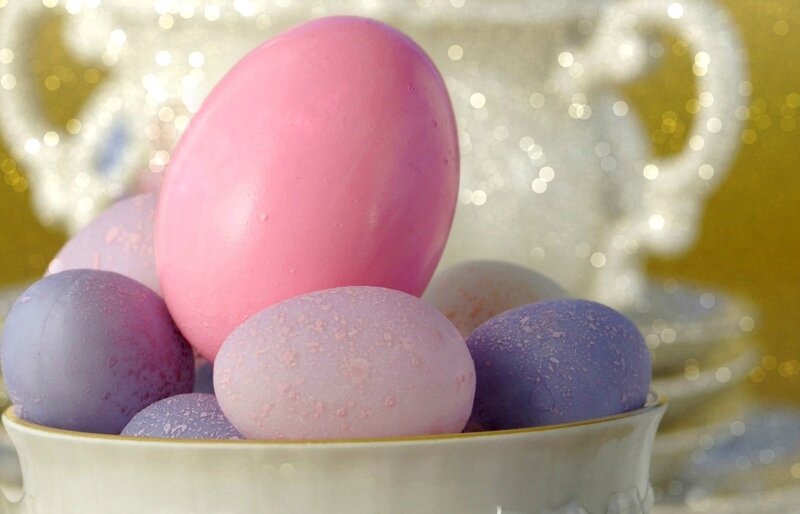 Colored Easter Eggs — Pink