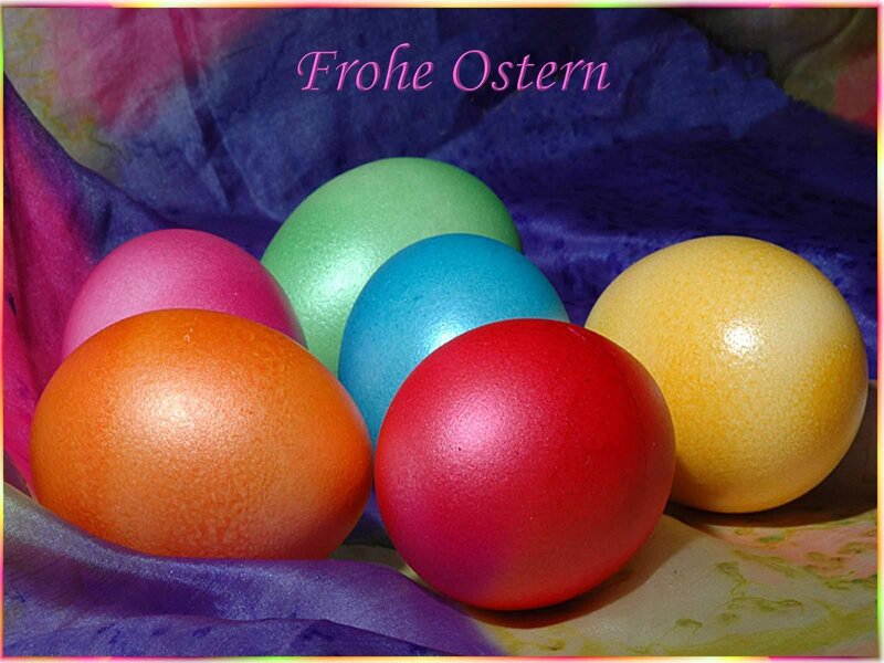 Colored Easter Eggs — Purple, Festive