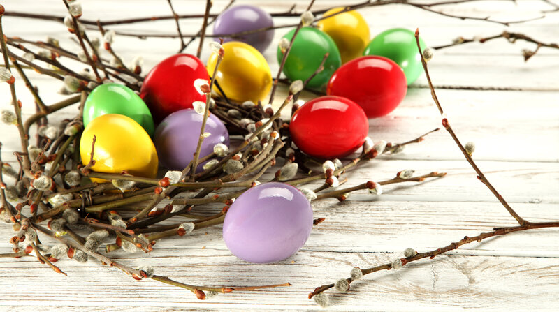 Colored Easter Eggs — Purple
