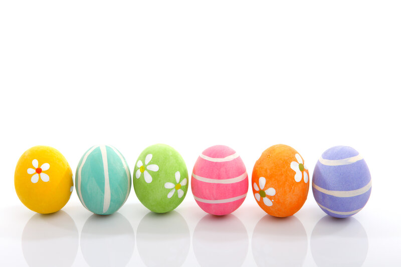 Colored Easter Eggs — Yellow