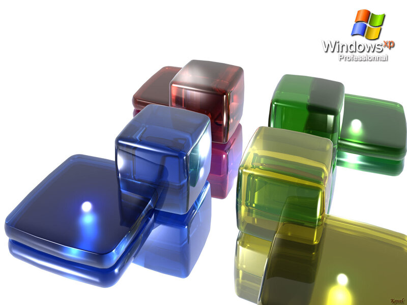 Colored Glass Cubes
