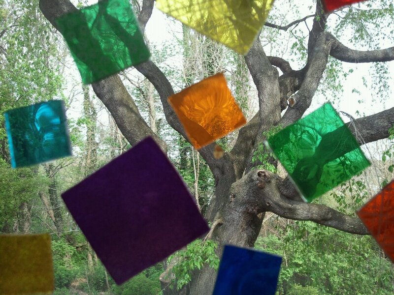 Colored Glass Squares