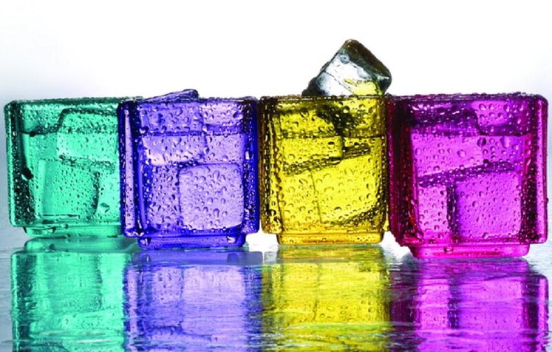 Colored Ice Cubes