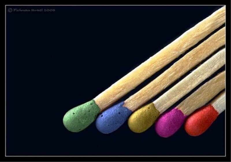Colored Matchsticks
