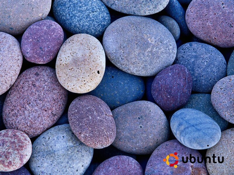 colored pebbles background