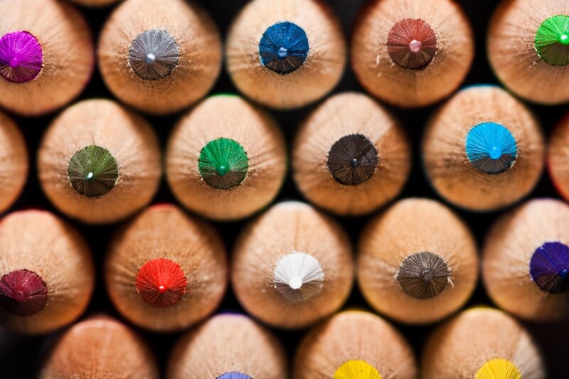 Colored Pencil Tips — Brown, Neutral, Photograph