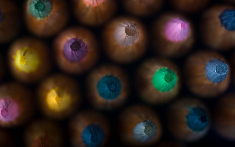 Colored Pencil Tips — Brown, Neutral