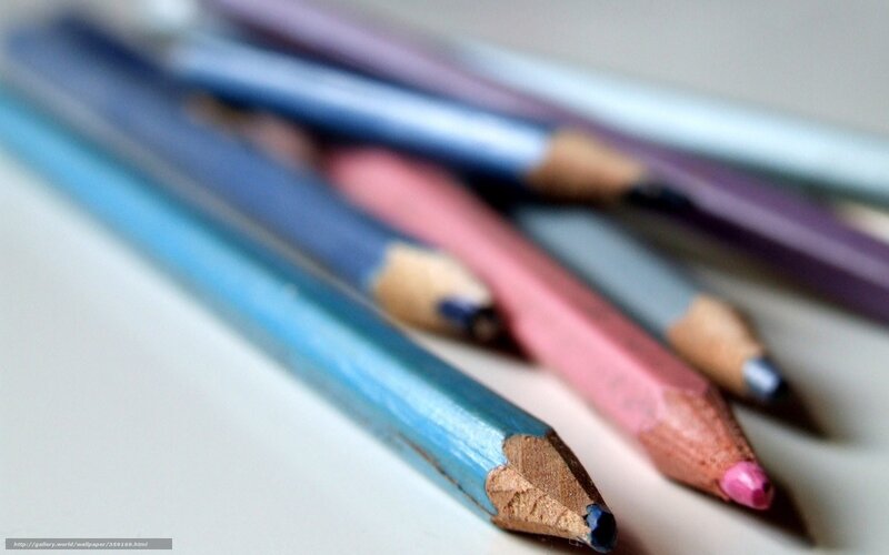 Colored Pencils — Blue, Calm