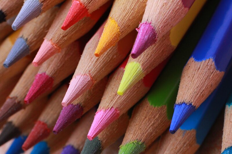 Colored Pencils — Brown, Calm, Photograph