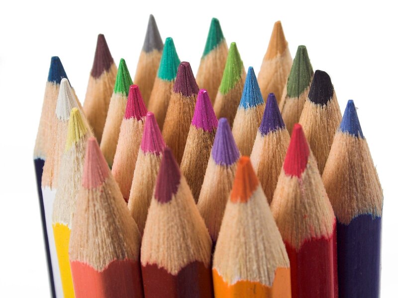 Colored Pencils — Brown, Neutral, Photograph, Pencil Tips