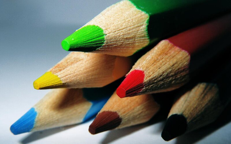Colored Pencils — Green, Neutral