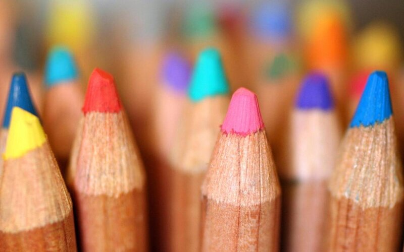 Colored Pencils in Focus — Brown