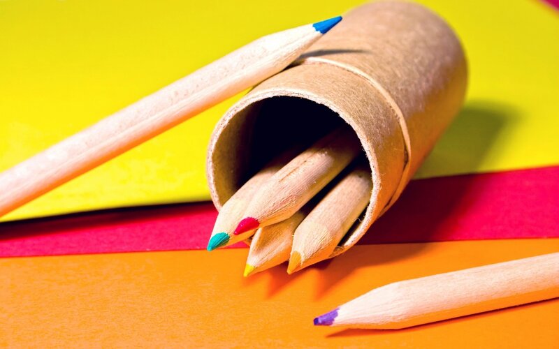 Colored Pencils in Tube