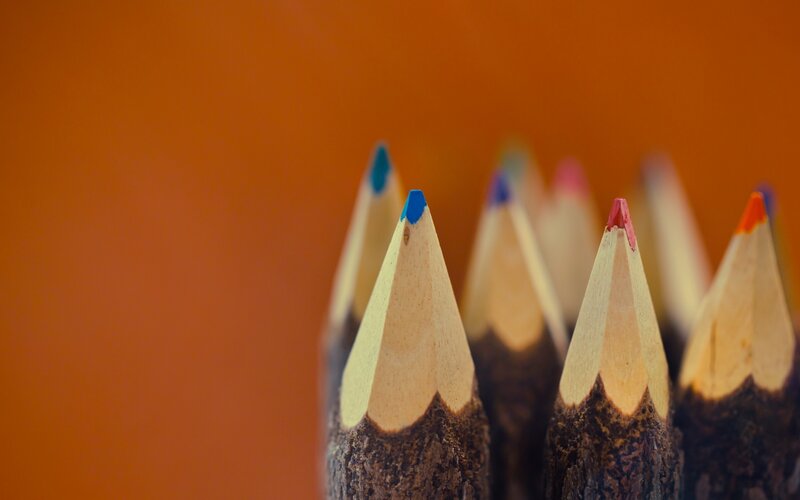 Colored Pencils — Orange