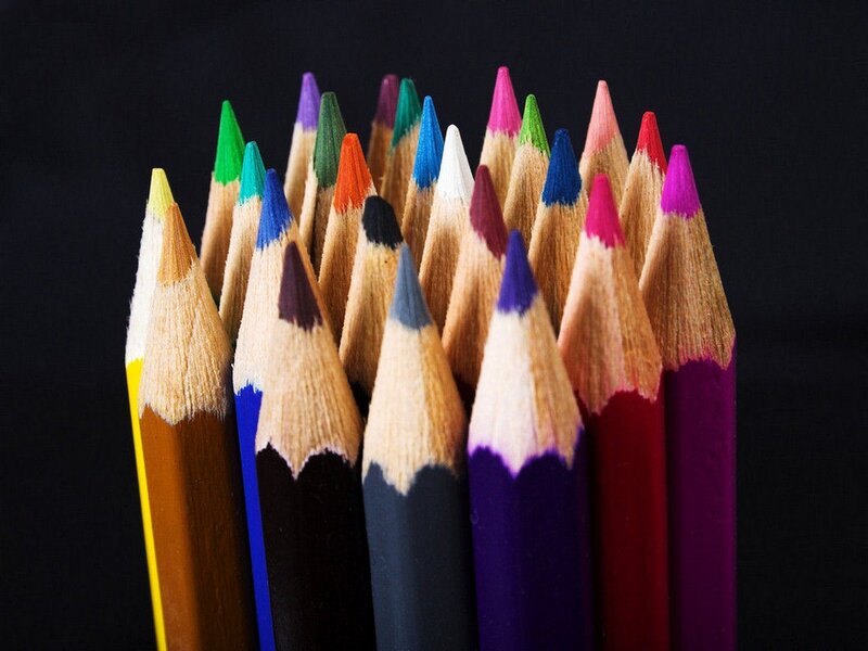 Colored Pencils — Purple