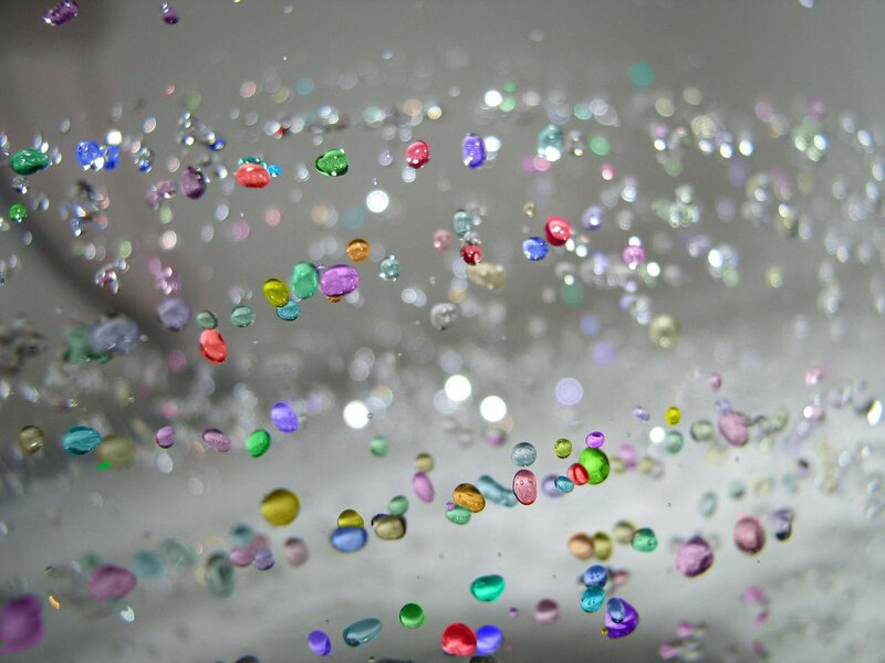 Colored Plastic Pellets