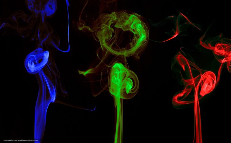 Colored Smoke Swirls