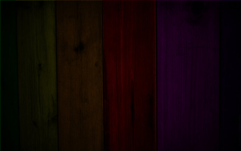 Colored Wooden Planks