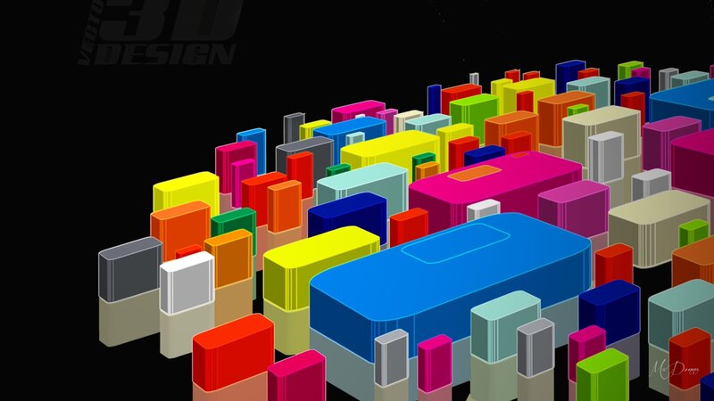 Colorful 3D Blocks
