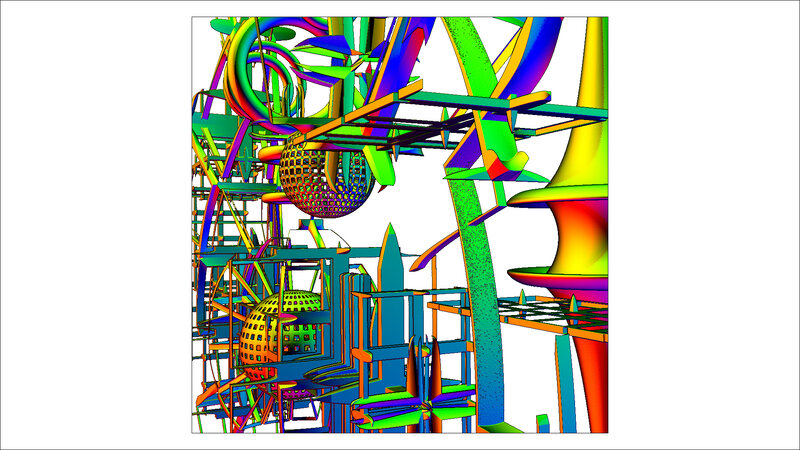 Colorful 3d Structure