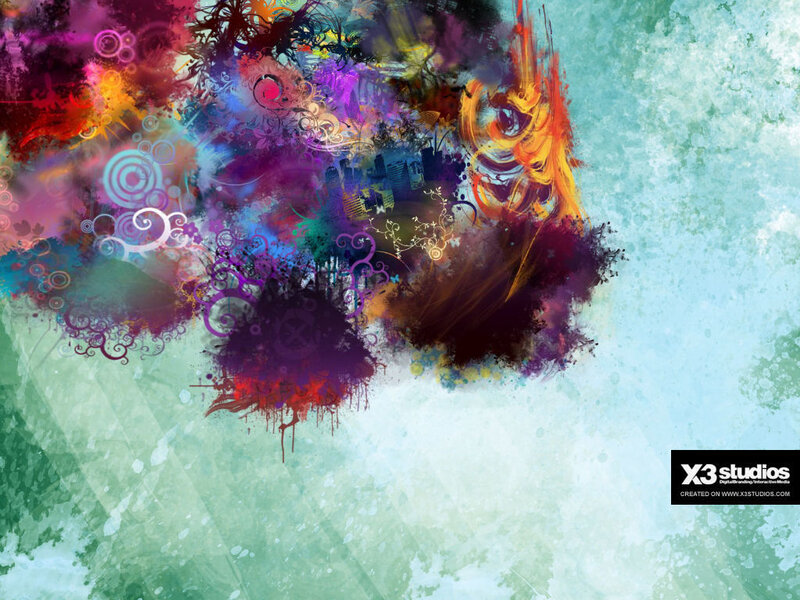 colorful abstract art background