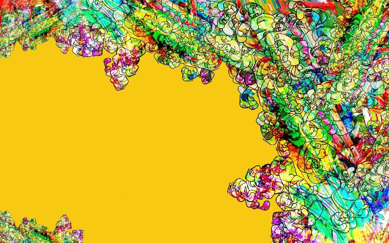 colorful abstract art frame