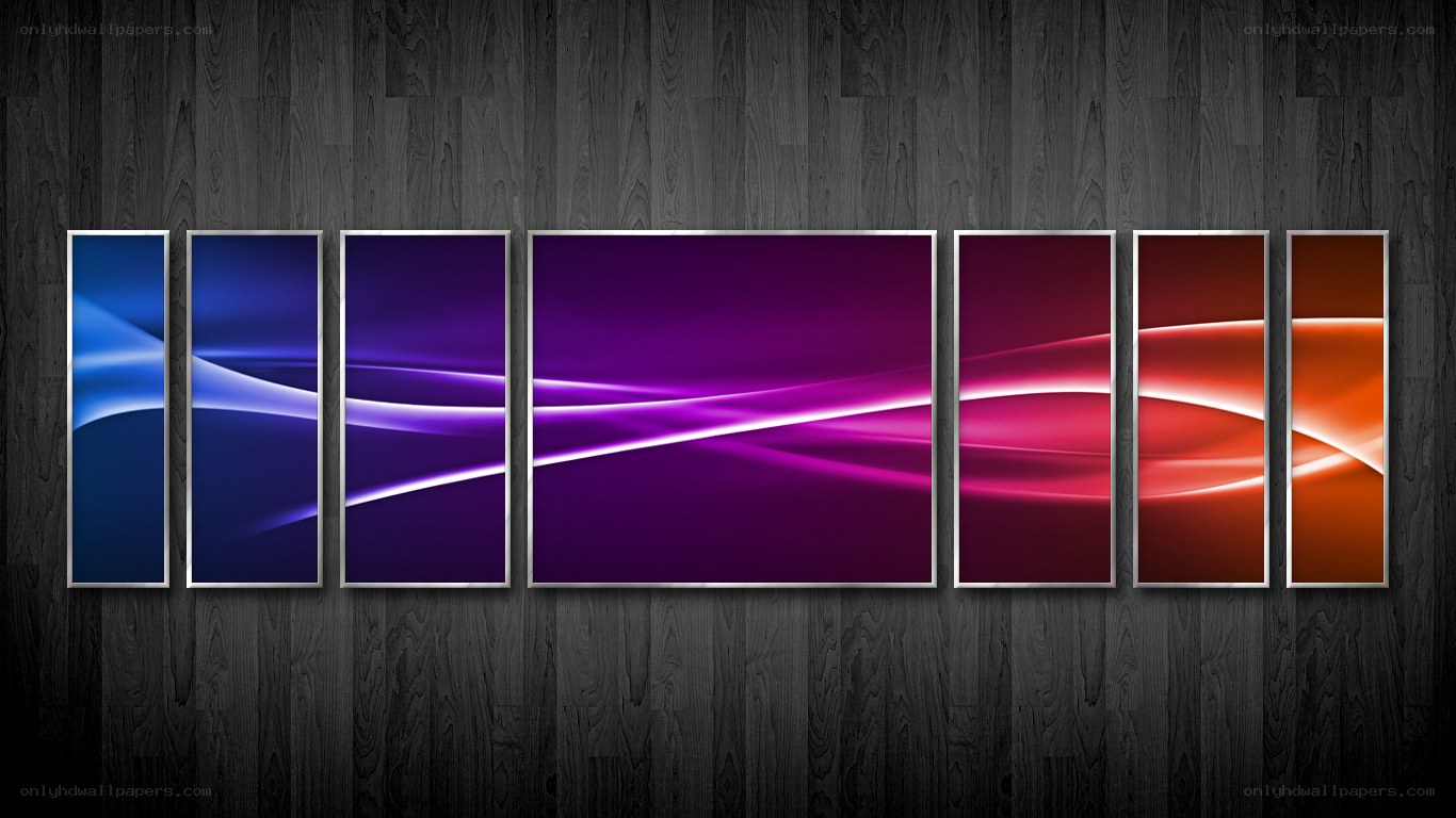 colorful abstract art panels