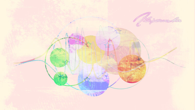 colorful abstract art with circles