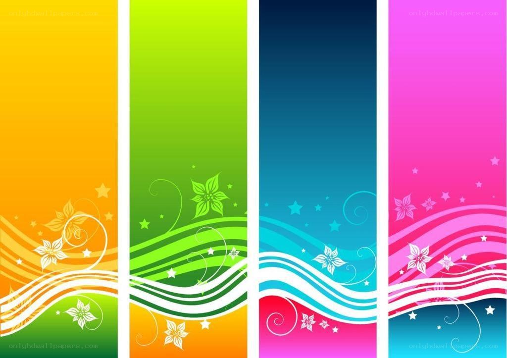 colorful abstract banners