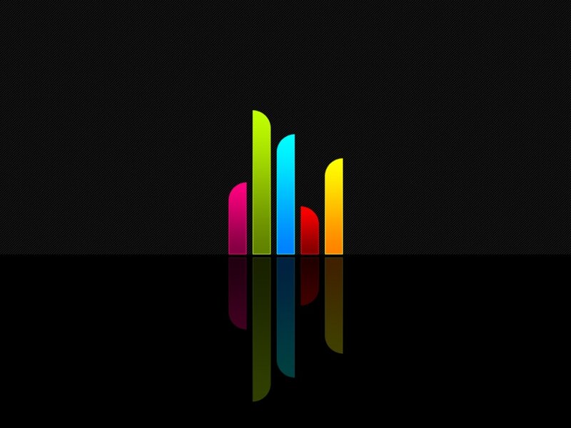 Colorful abstract bar design