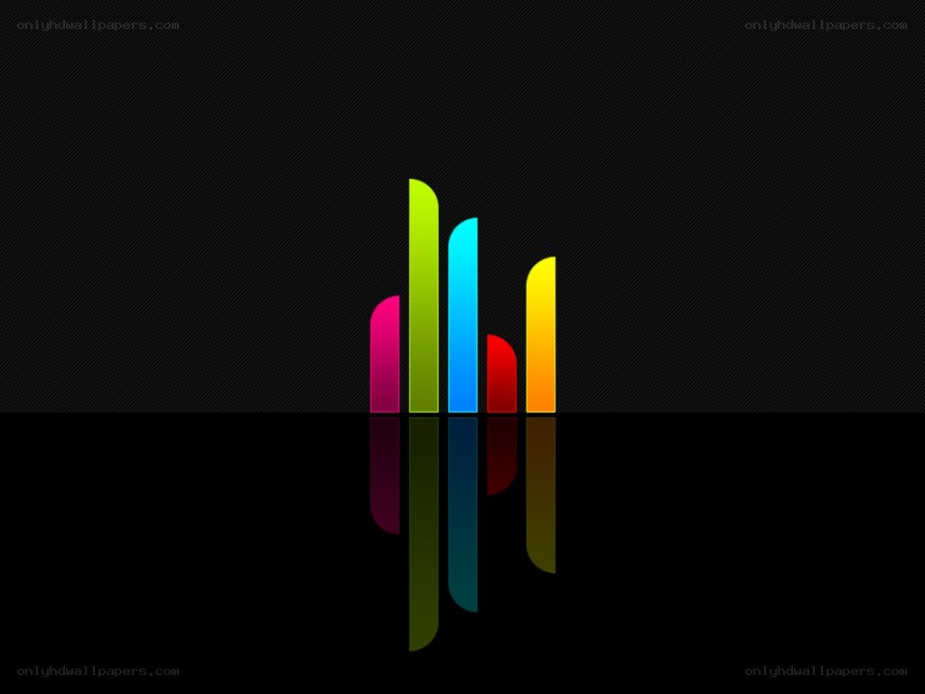 Colorful abstract bar design
