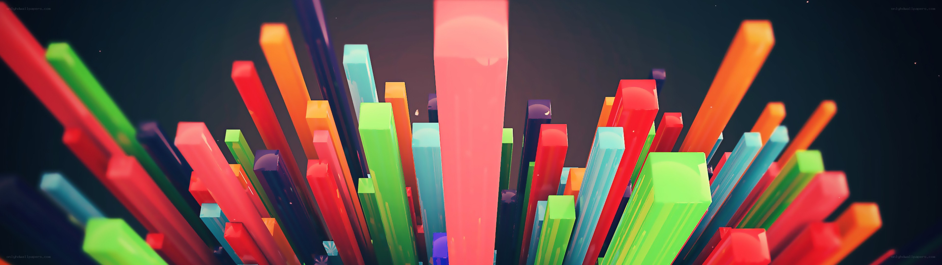 Colorful abstract bars