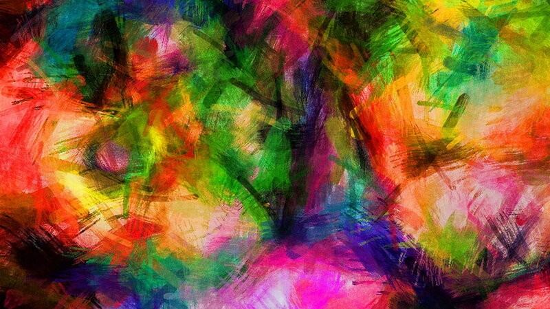 Colorful Abstract Brushstrokes